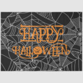 Spiderweb Crescent Moon Halloween Kostuum Party Tissuepapier (Voorkant)