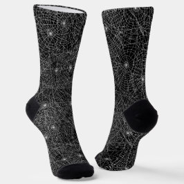 Spiderweb Dark Esthetische Gothic Halloween Sokken
