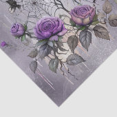 Spiderweb Elegance | Kiep mooi Roos Floral Tissuepapier (Detail)