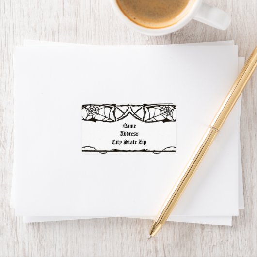 Spiderweb Etiket (Insitu)