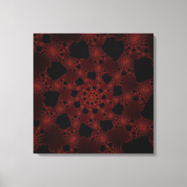 Spiderweb Fractal Canvas Afdruk