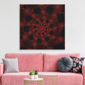 Spiderweb Fractal Canvas Afdruk (Insitu (Woonkamer))