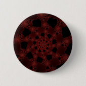 Spiderweb Fractal Ronde Button 5,7 Cm (Voorkant)
