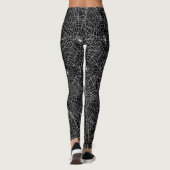 Spiderweb Gothic Donker Esthetisch Halloween Leggings (Achterkant)