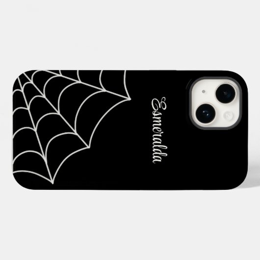 Spiderweb Gothic Stijl op maat Case-Mate iPhone Case (Achterkant (horizontaal))