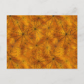 Spiderweb Halloween Baby shower Invitation Uitnodiging Briefkaart (Achterkant)