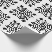 Spiderweb Halloween Cadeaupapier (Hoek)