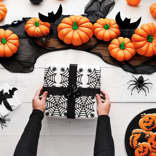 Spiderweb Halloween Cadeaupapier