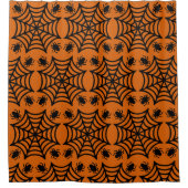 Spiderweb Halloween Douchegordijn (Voorkant)