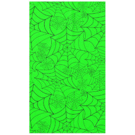 spiderweb halloween gothic spider web acid green tafelkleed