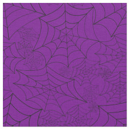 spiderweb halloween gothic spider web purple stof