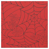 spiderweb halloween gothic spider web red stof (Close Up)