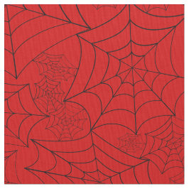 spiderweb halloween gothic spider web red stof