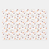 Spiderweb Halloween Inpakpapier Vel (Voorkant 3)