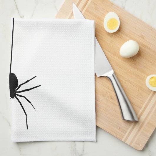Spiderweb Halloween Kitchen Towel Theedoek (Quarter Fold)