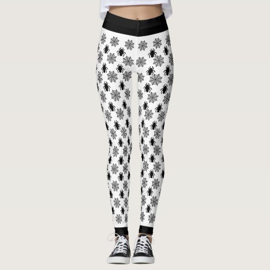 Spiderweb Halloween Leggings (Voorkant)