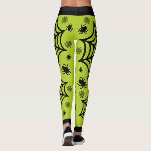Spiderweb Halloween Leggings (Achterkant)