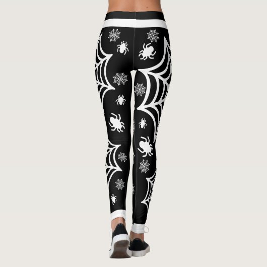 Spiderweb Halloween Leggings (Achterkant)