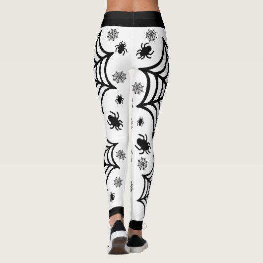 Spiderweb Halloween Leggings (Achterkant)