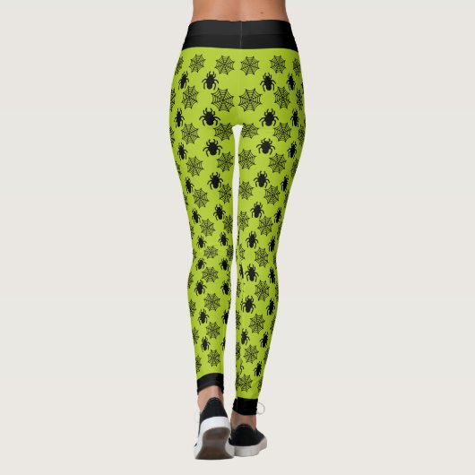 Spiderweb Halloween Leggings (Achterkant)