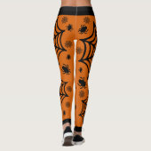 Spiderweb Halloween Leggings (Achterkant)