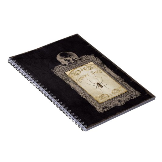 Spiderweb Halloween Notitieboek (Rechterzijde)