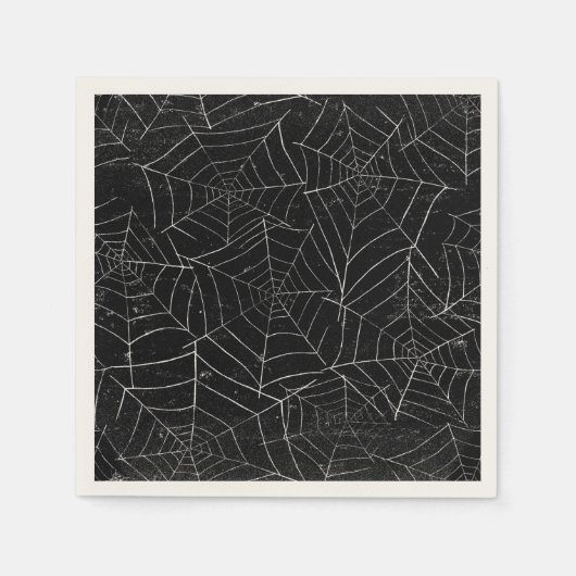 Spiderweb Halloween Party Servet (Voorkant)