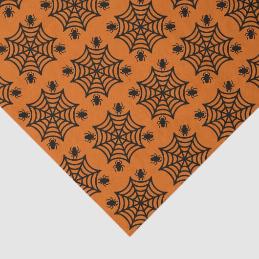 Spiderweb Halloween Tissuepapier (Detail)