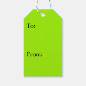 Spiderweb in de Natuur Tropische bladeren Cadeaulabel (Achterkant)