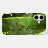 Spiderweb in de Natuur Tropische bladeren Case-Mate iPhone Case (Achterkant (horizontaal))