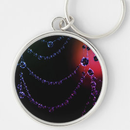 Spiderweb jewels dew druppels premium sleutelhange sleutelhanger