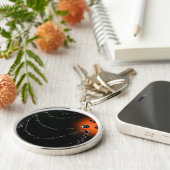 Spiderweb jewels elegant premium sleutelhanger (Zijkant)