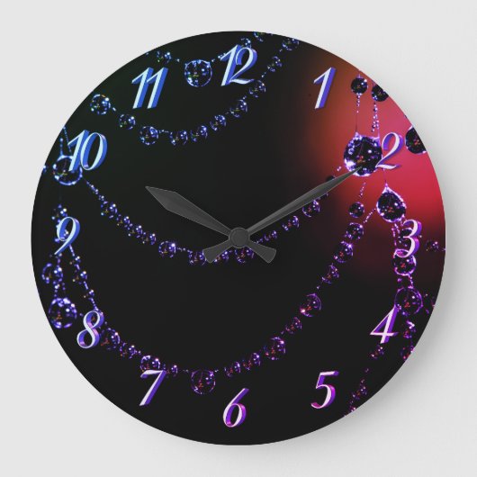 Spiderweb jewels grote klok (Voorkant)