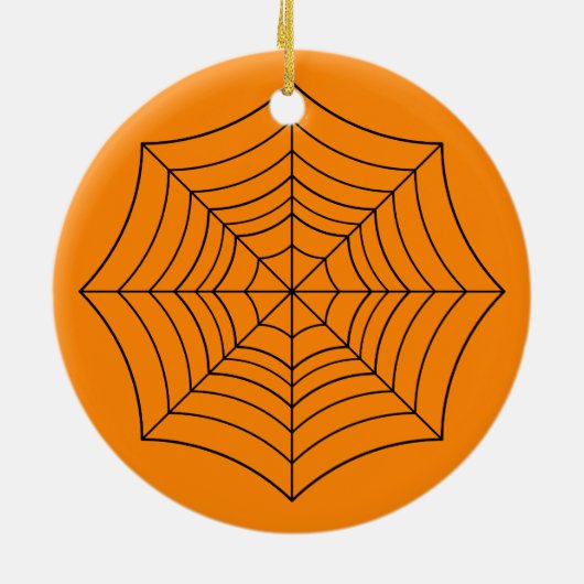 Spiderweb Keramisch Ornament (Achterkant)