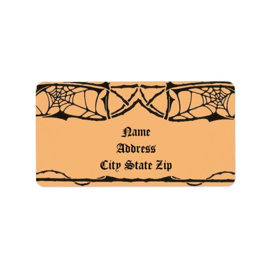 Spiderweb Label (Voorkant)