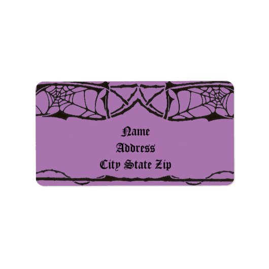 Spiderweb Label (Voorkant)