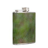 Spiderweb met druppeltjes heupfles (Rechts)