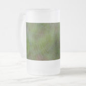 Spiderweb met druppeltjes Mok van glasbier (Voorkant links)