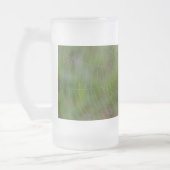 Spiderweb met druppeltjes Mok van glasbier (Links)