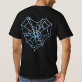 Spiderweb or Cobweb Printed Design Tshirt  (Achterkant)