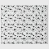 Spiderweb Pattern Halloween  Cadeaupapier (Vlak)