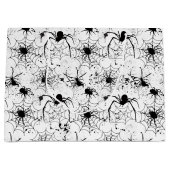 Spiderweb Pattern Halloween  Groot Cadeauzakje (Voorkant)