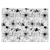 Spiderweb Pattern Halloween  Groot Cadeauzakje (Achterkant)