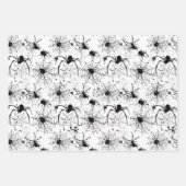 Spiderweb Pattern Halloween  Inpakpapier Vel (Voorkant 3)
