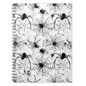 Spiderweb Pattern Halloween  Notitieboek (Voorkant)