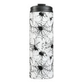 Spiderweb Pattern Halloween  Thermosbeker (Voorkant)