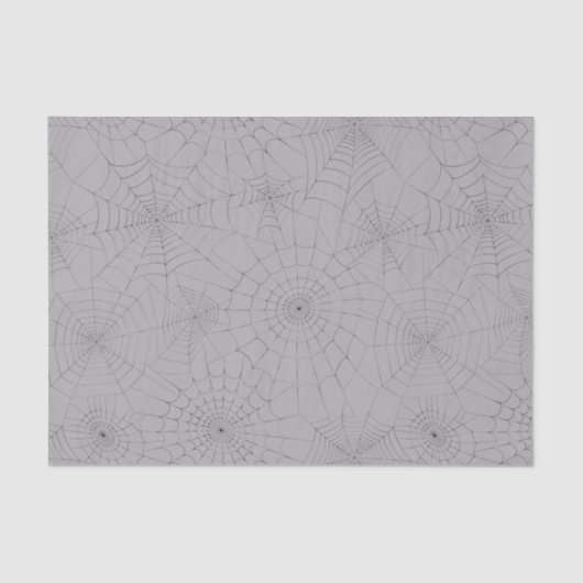 Spiderweb Pattern Halloween Tissuepapier (Voorkant)