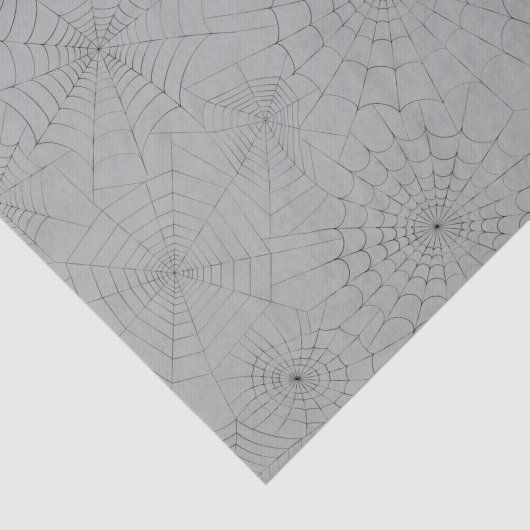 Spiderweb Pattern Halloween Tissuepapier (Detail)