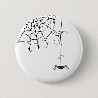 spiderweb ronde button 5,7 cm