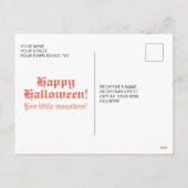 Spiderweb Skull Briefkaart (Achterkant)